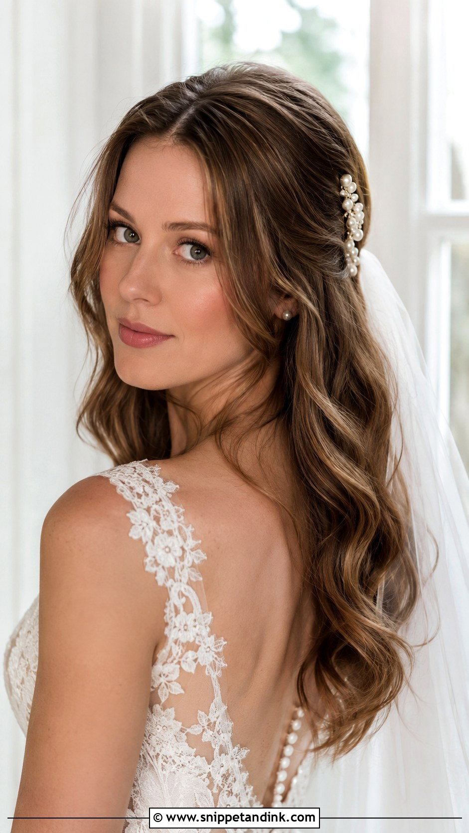 90s Bridal Loose Waves - Snippet and Ink - 20 90s Bridal Hair Ideas