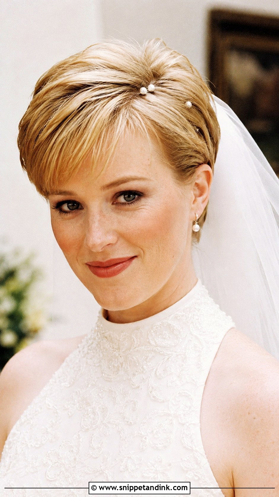 90s Bridal Pixie Cut - Snippet and Ink - 20 90s Bridal Hair Ideas