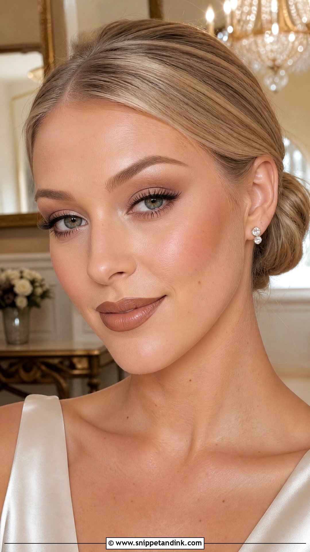 90s Brown Lip Wedding Makeup - Snippet and Ink - 20 90s Wedding Makeup Ideas