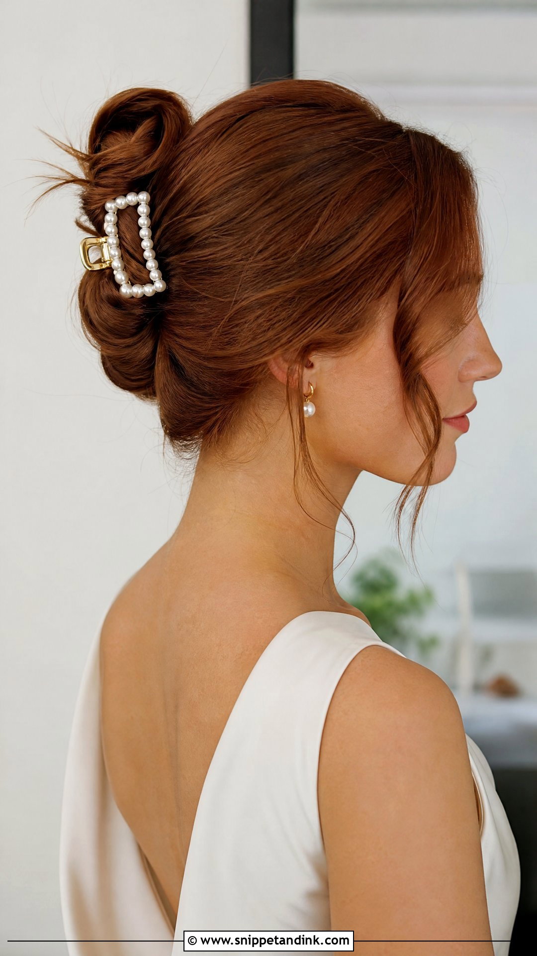 90s Claw Clip Wedding Updo - Snippet and Ink - 15 90s Wedding Hairstyles