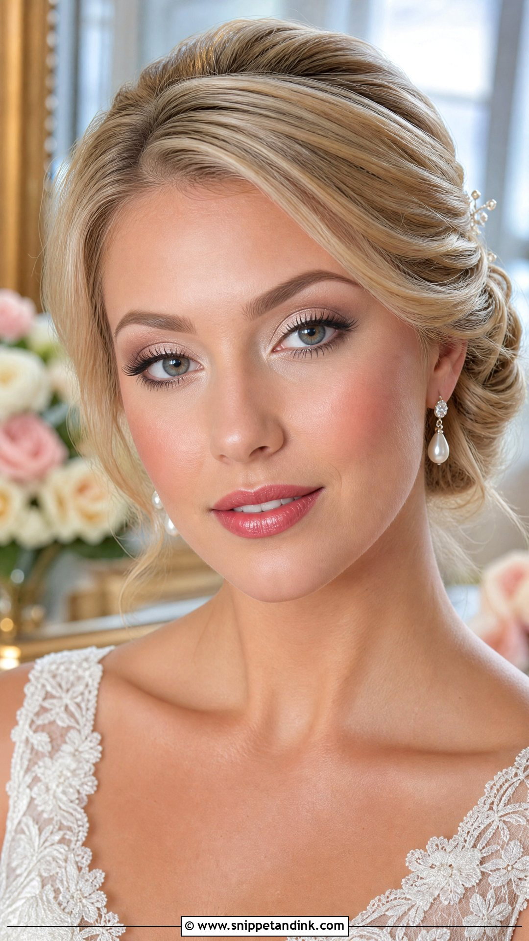 90s Frosted Eyeshadow Bridal Makeup - Snippet and Ink - 20 90s Bridal Makeup Ideas