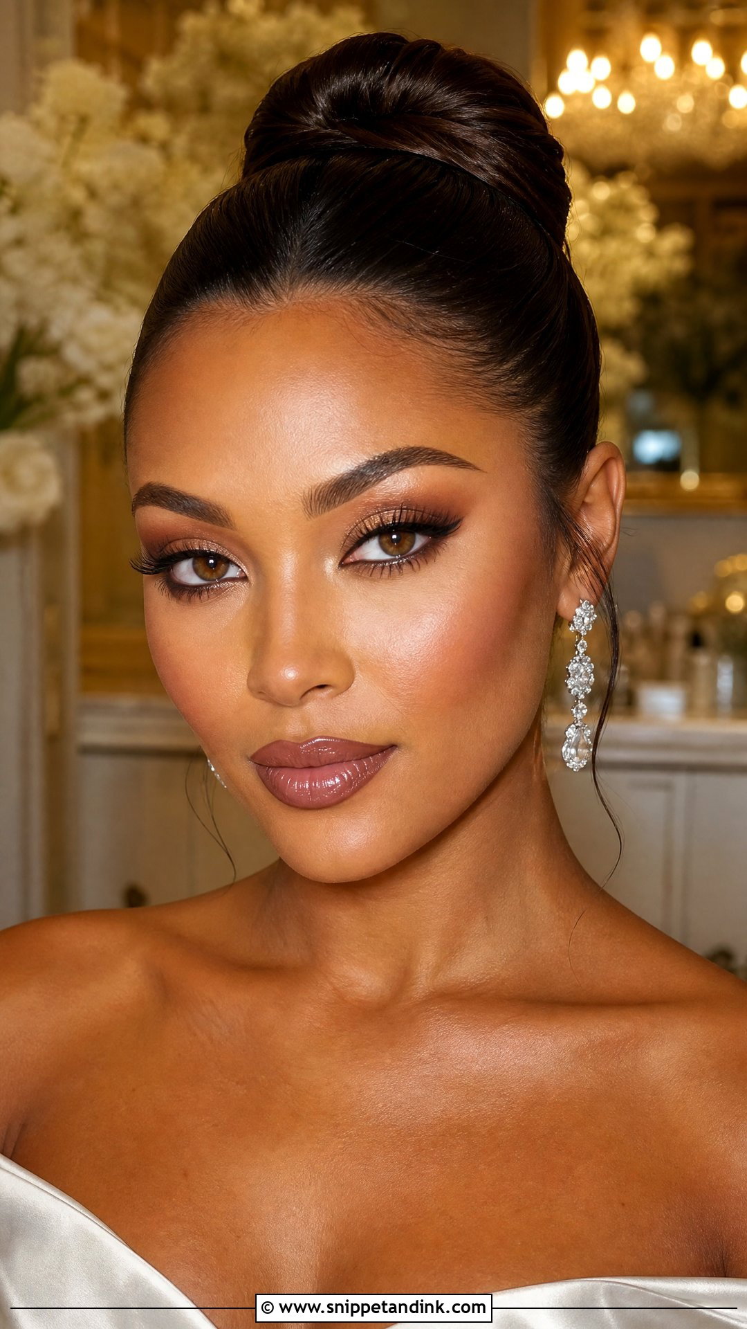 90s Glam Bridal Makeup - Snippet and Ink - 20 90s Bridal Makeup Ideas