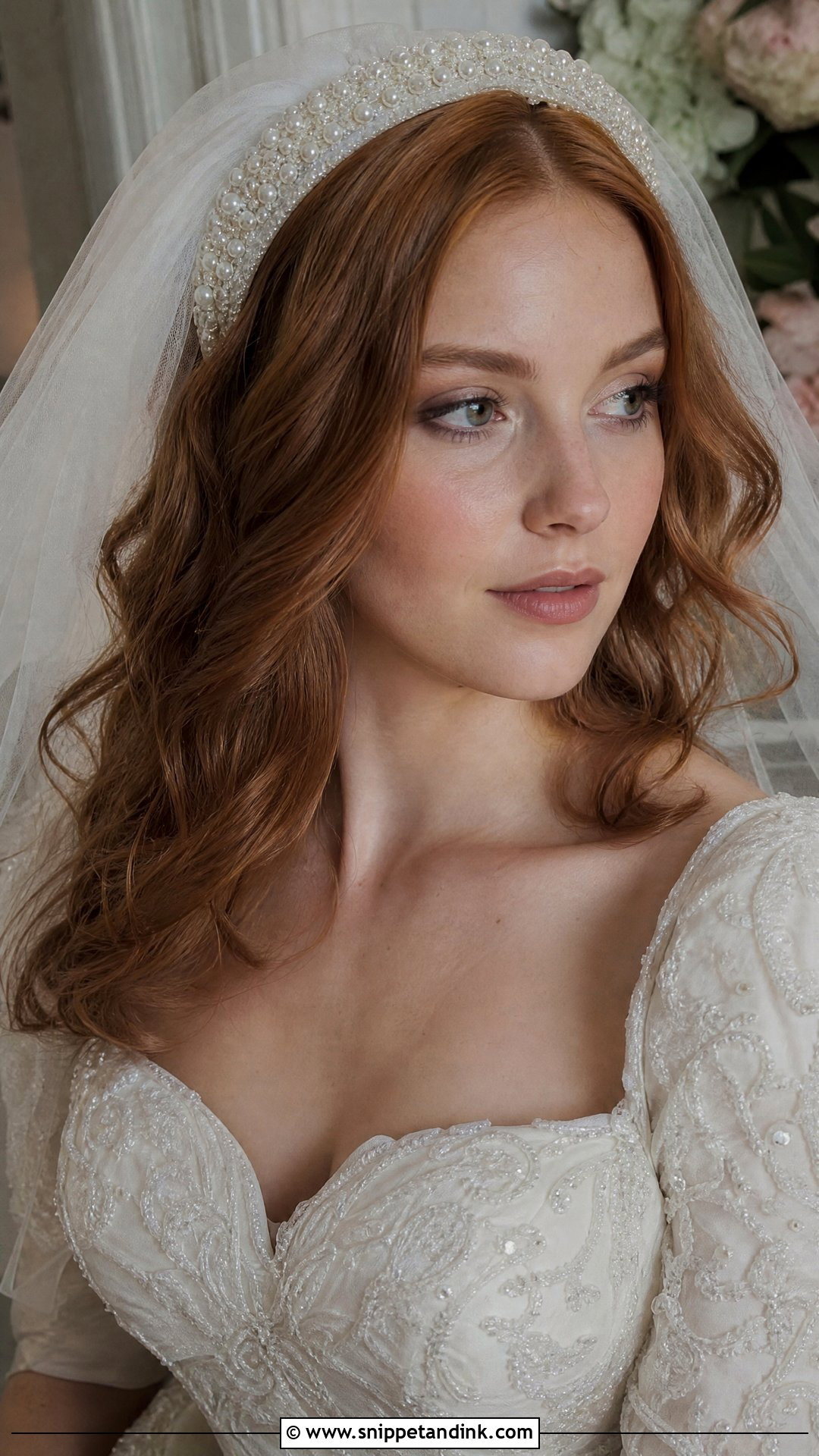 90s Headband Veil Wedding Hair - Snippet and Ink - 20 90s Wedding Hair Ideas