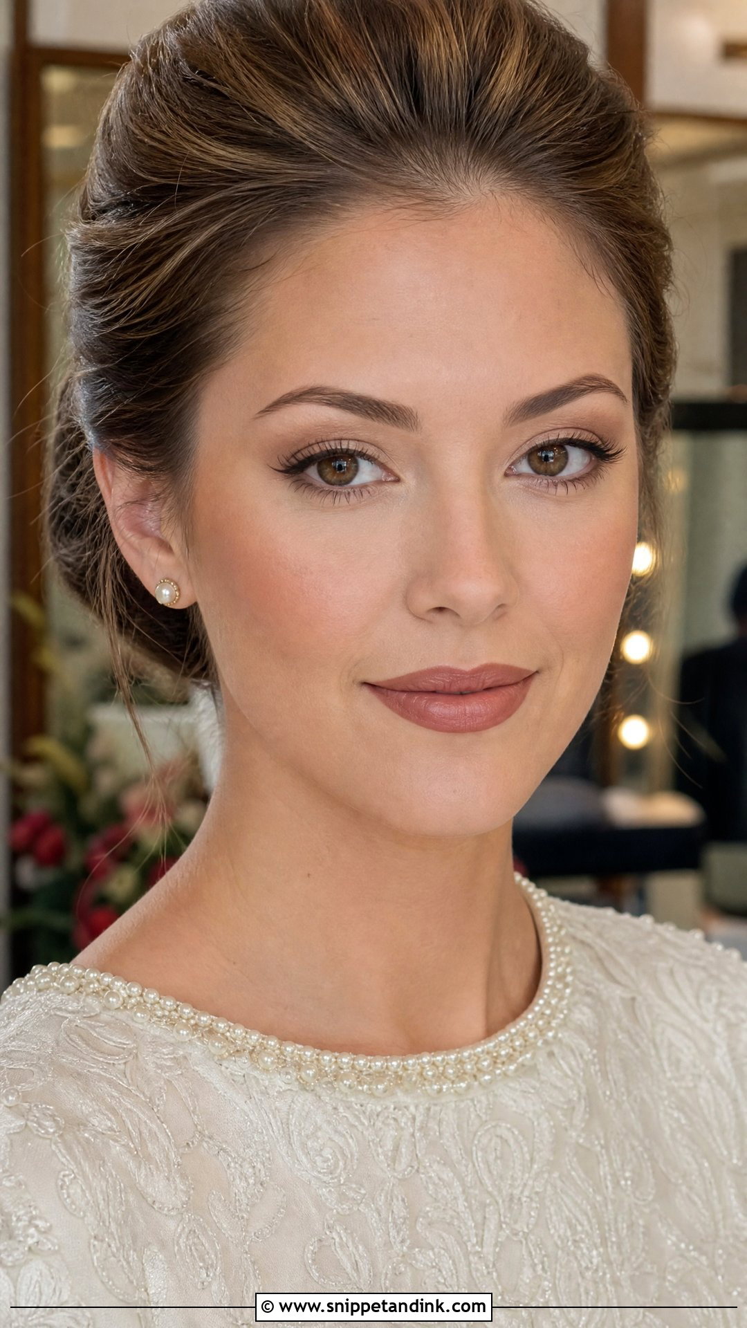 90s Matte Bridal Makeup - Snippet and Ink - 20 90s Wedding Makeup Ideas