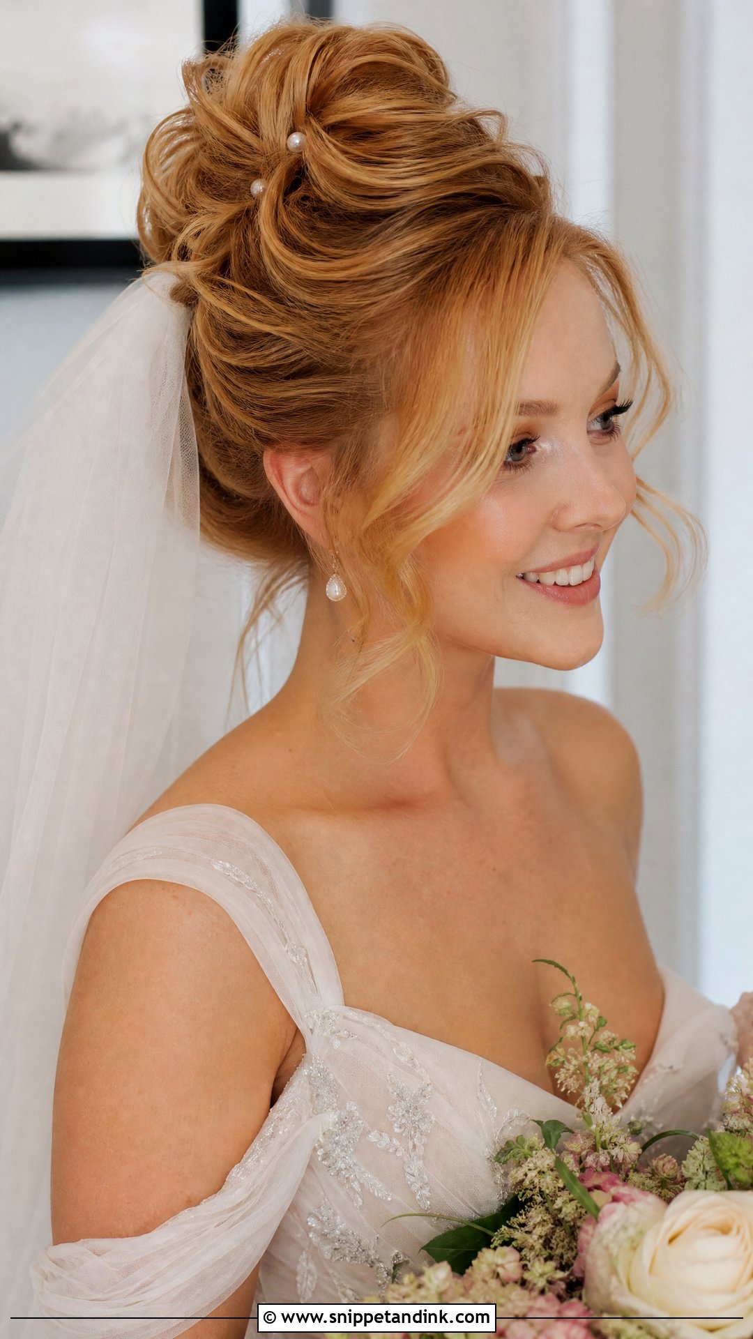 90s Messy Bun Wedding Hair - Snippet and Ink - 15 90s Wedding Hairstyles