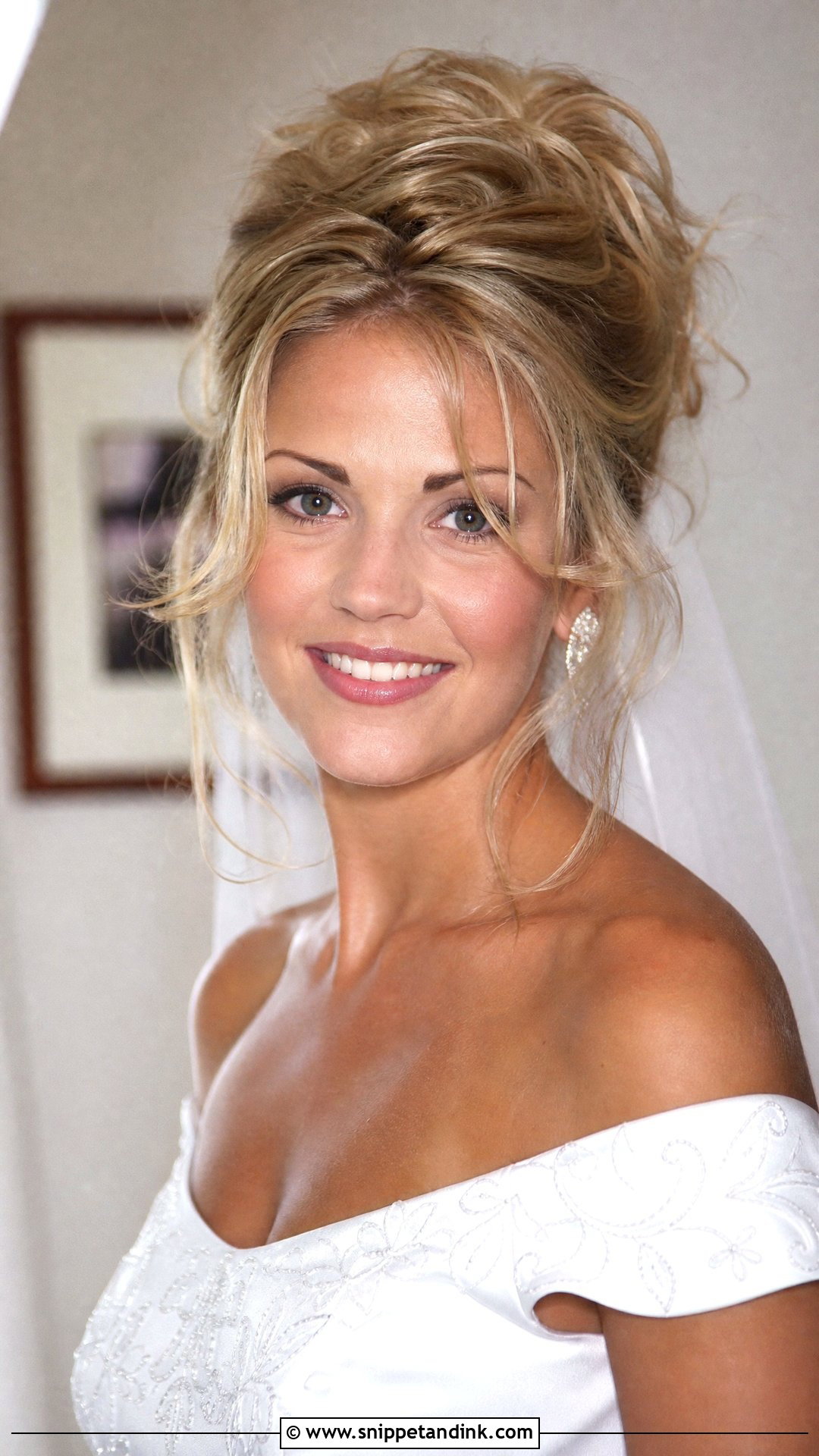 90s Pammy Updo Wedding Hair - Snippet and Ink - 20 90s Wedding Hair Ideas
