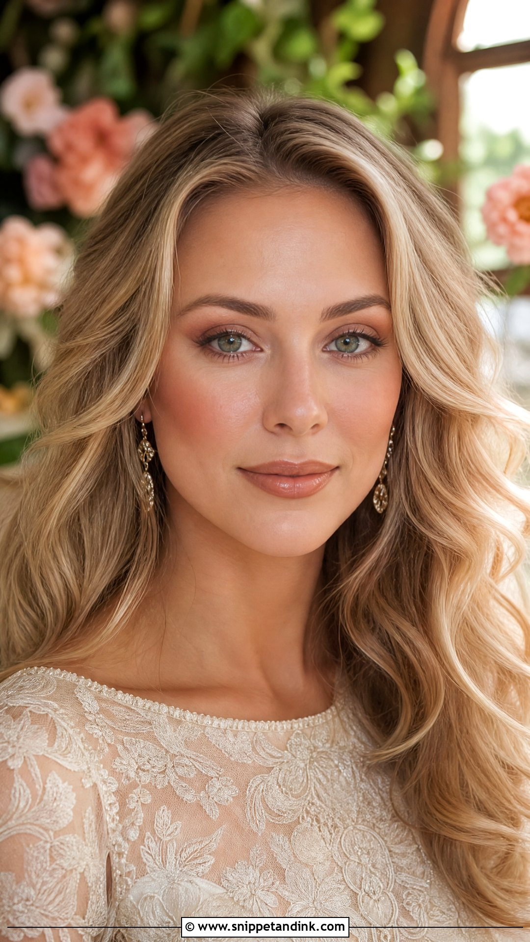90s Peach Nude Bridal Makeup - Snippet and Ink - 20 90s Bridal Makeup Ideas