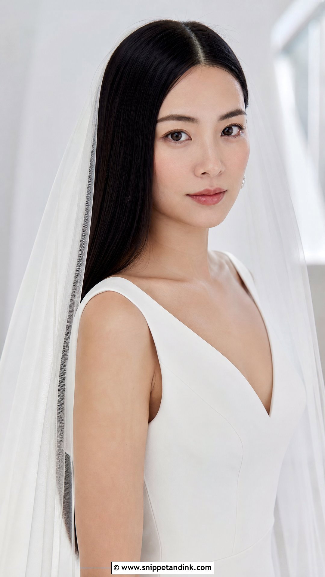 90s Pin Straight Wedding Hair - Snippet and Ink - 20 90s Wedding Hair Ideas