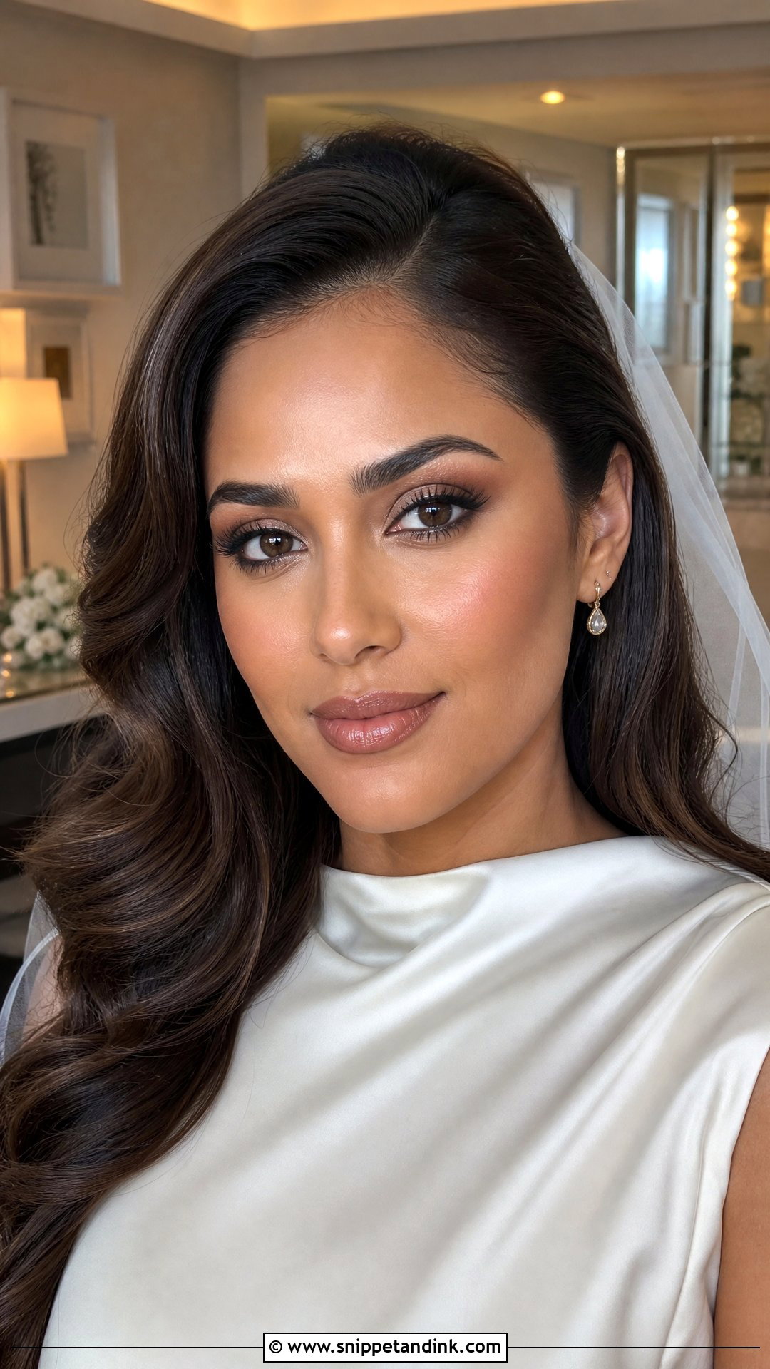 90s Soft Glam Wedding Makeup - Snippet and Ink - 20 90s Wedding Makeup Ideas