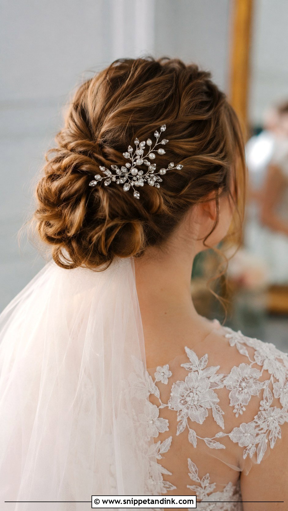 Accessorized Bridal Updo - Snippet and Ink - 20 Easy Wedding Hairstyle Ideas