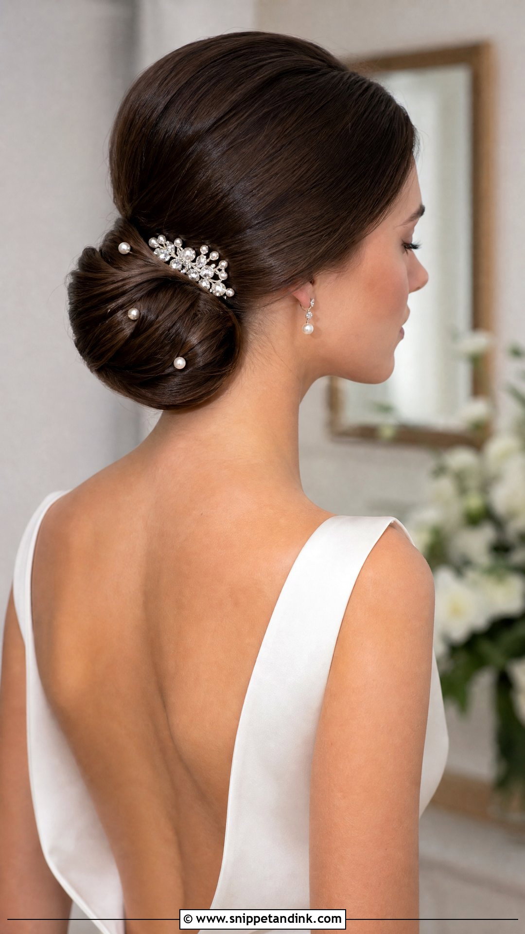 Accessorized Bun Wedding Hairstyle - Snippet and Ink - 20 Style Hair for Wedding Ideas