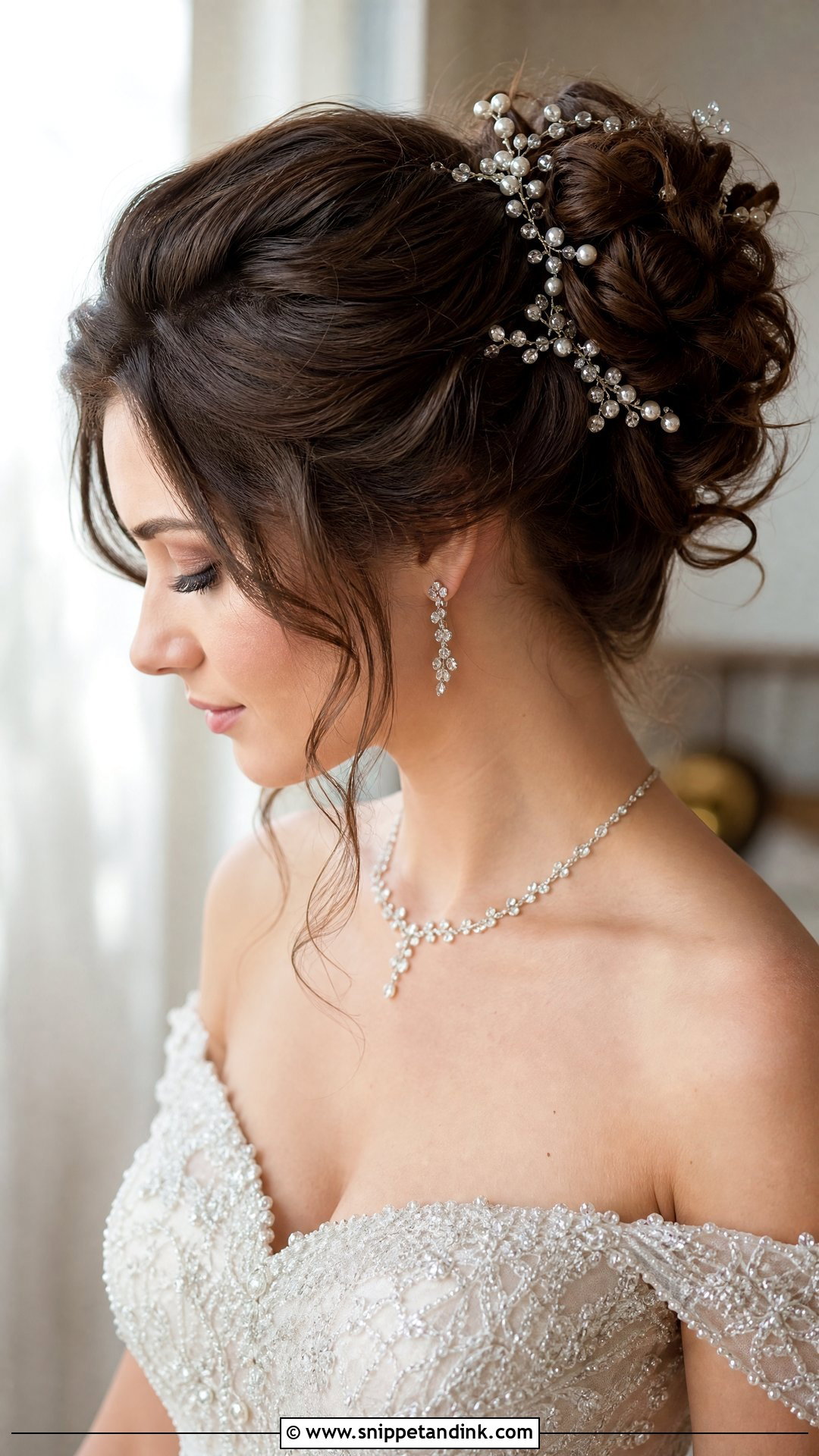 Accessorized Updo Wedding Hairstyle - Snippet and Ink - 20 New Hairstyle for Wedding Ideas