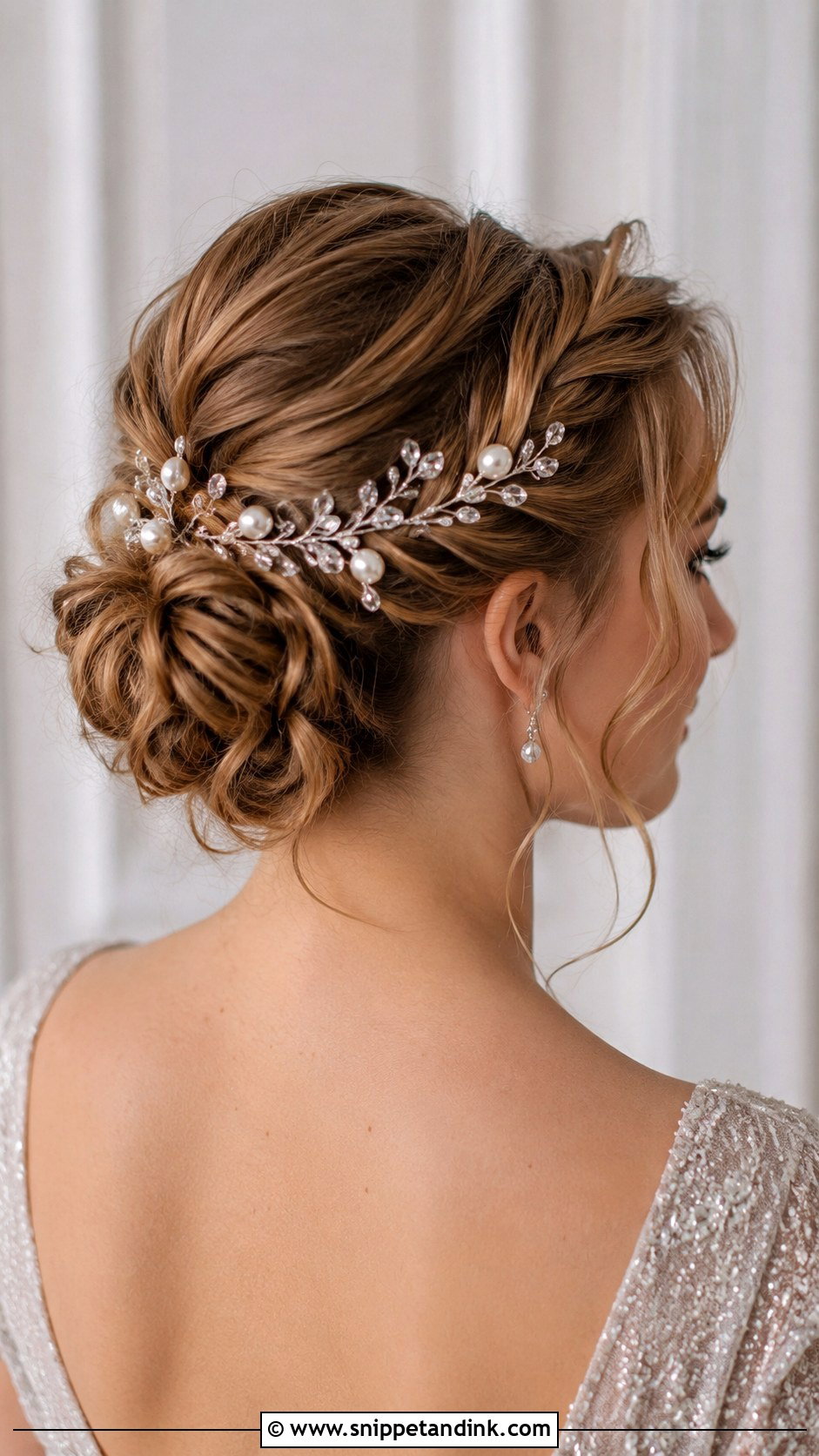 Accessorized Updo Wedding Hairstyle - Snippet and Ink - 20 Cute Hairstyles for a Wedding