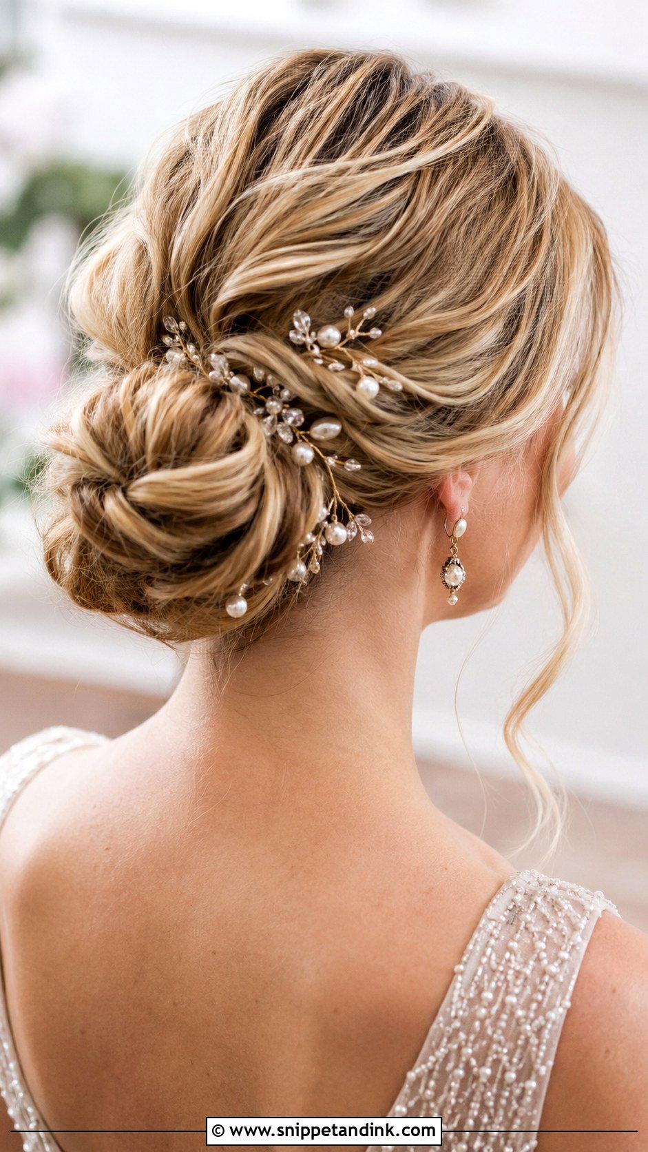 Accessorized Updo With Hairpins - Snippet and Ink - 30 Wedding Updo Hairstyles