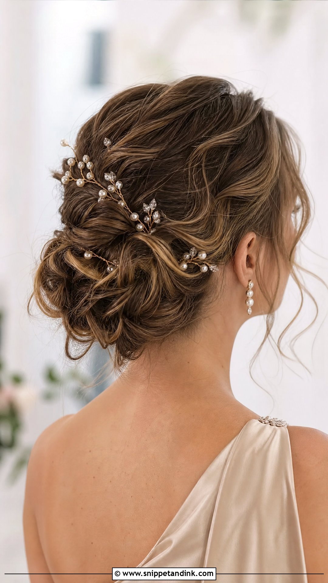 Accessorized Updo With Hairpins - Snippet and Ink - 20 Bride Made Hairstyles