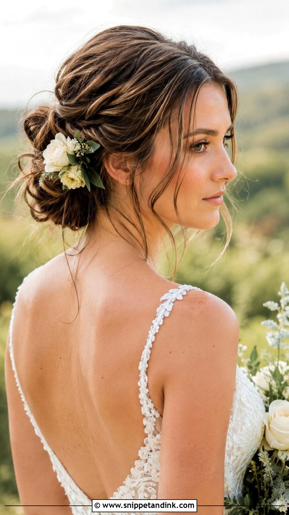 Accessorized Updo With Pearl Pins - Snippet and Ink - 20 Modern Wedding Hairstyles