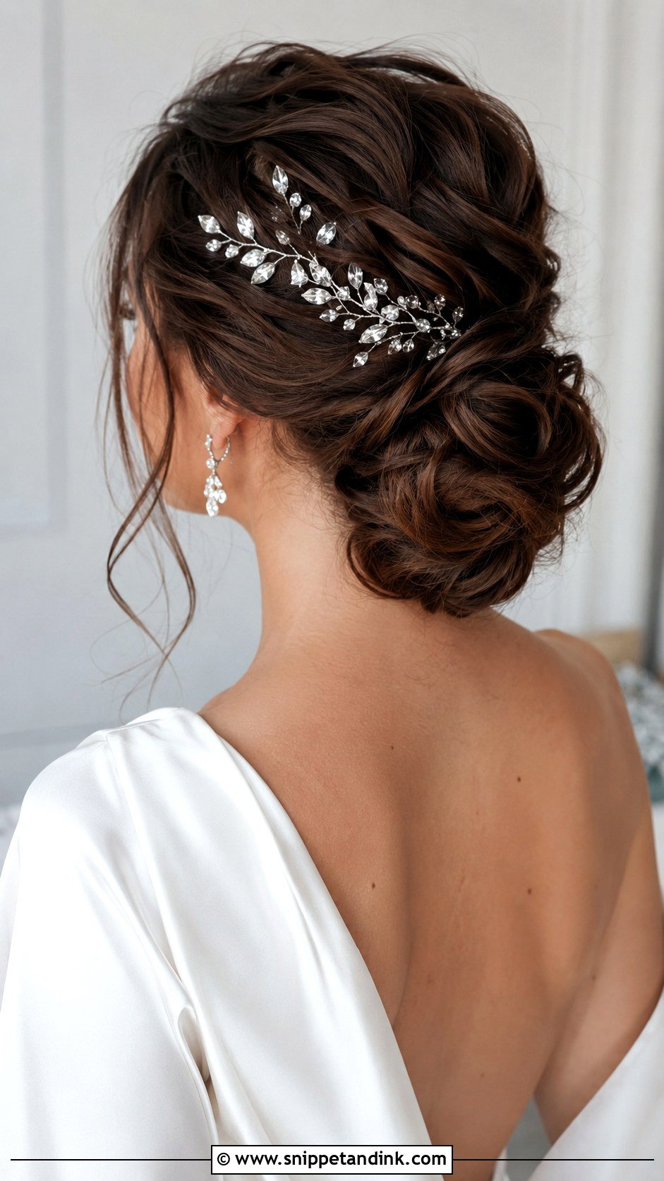 Accessorized Updo for Short Hair - Snippet and Ink - 25 Wedding Updos for Short Hair