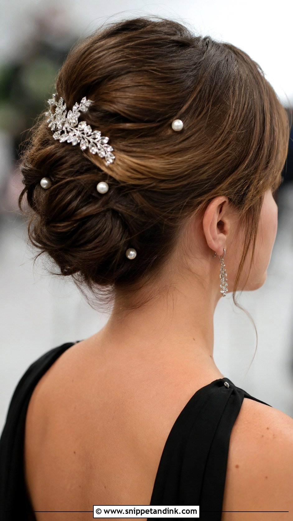 Accessorized Updo - Snippet and Ink - 25 Easy Wedding Guest Hair Ideas
