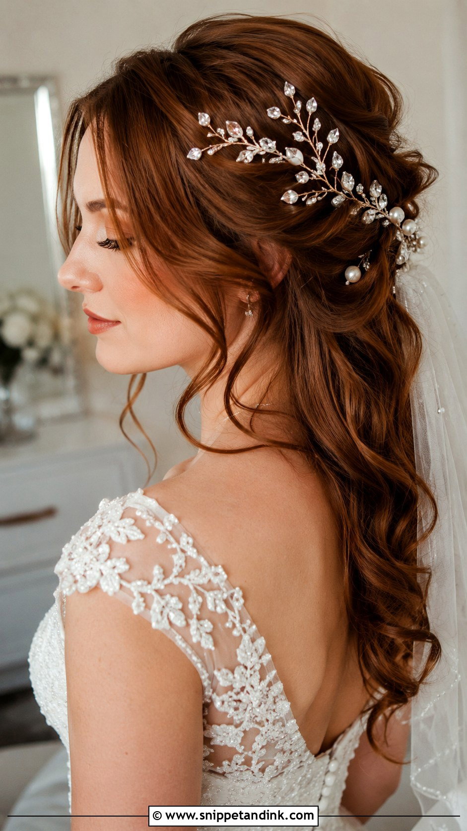Accessorized Wedding Hair - Snippet and Ink - 25 Easy Wedding Hair Ideas