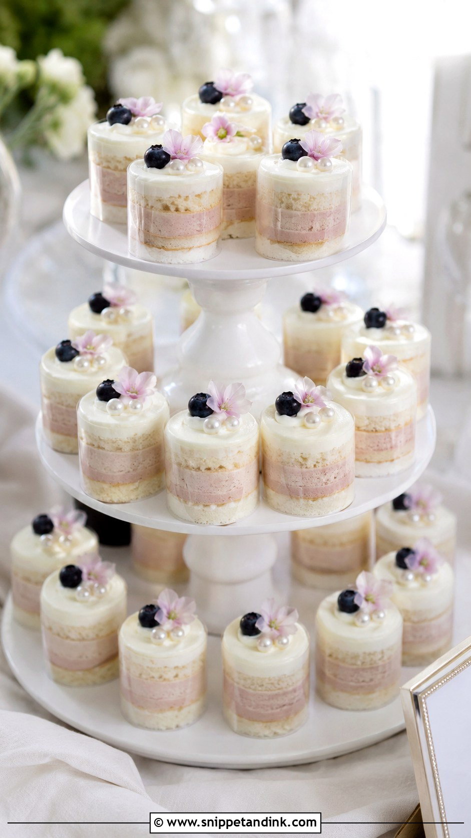 Acetate Wedding Cake With Mini Tiers - Snippet and Ink - 20 Acetate Cake Ideas for Wedding