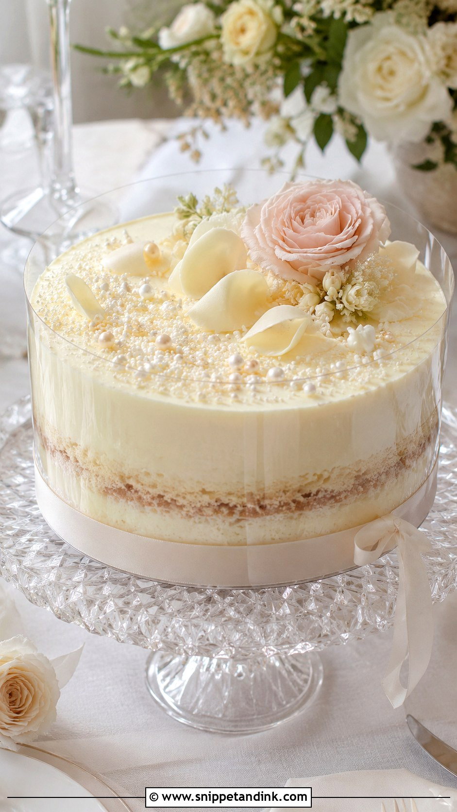Acetate Wedding Cake With White Chocolate - Snippet and Ink - 20 Acetate Cake Ideas for Wedding