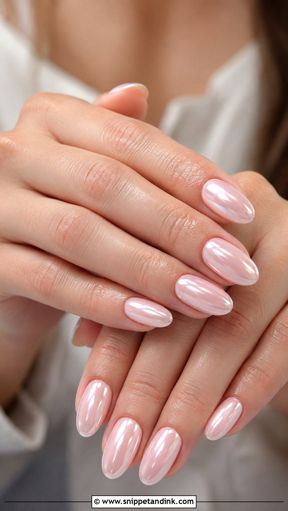 Acrylic Bridal Nails With Marble Design - Snippet and Ink - 20 Acrylic Bridal Wedding Nails