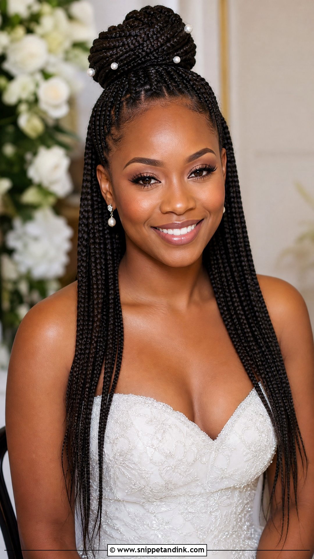 African Braids Bridal Box Braids - Snippet and Ink - 15 African Braids Bridal Hairstyles