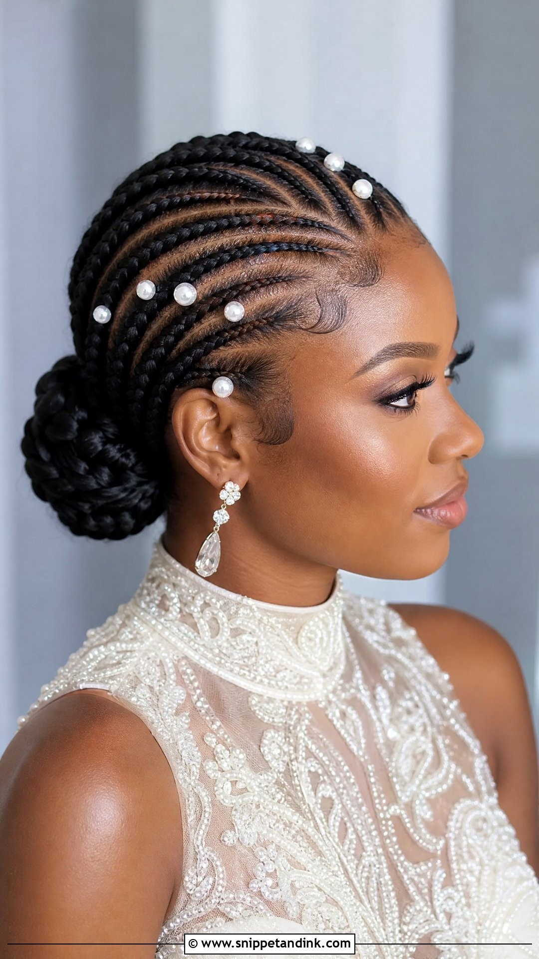 African Braids Bridal Cornrows - Snippet and Ink - 15 African Braids Bridal Hairstyles