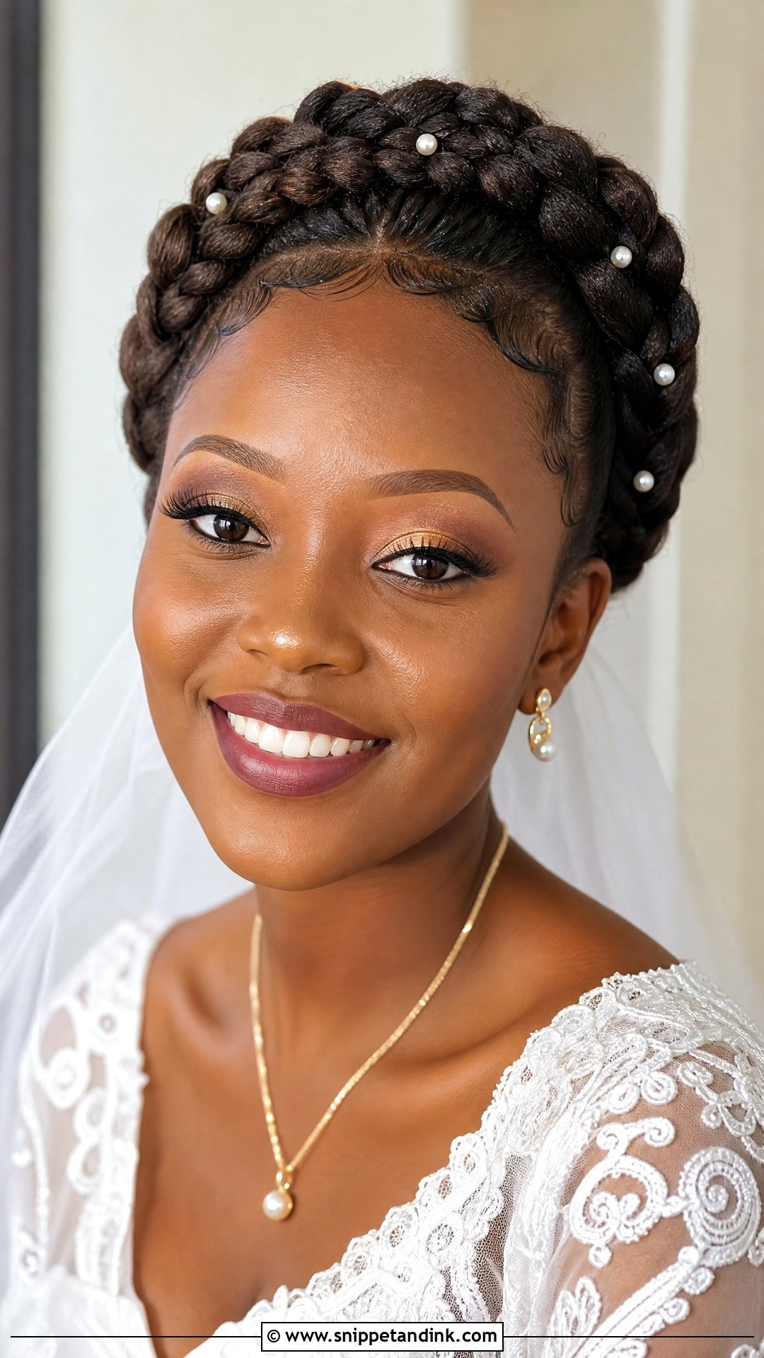 African Braids Bridal Crown - Snippet and Ink - 15 African Braids Bridal Hairstyles
