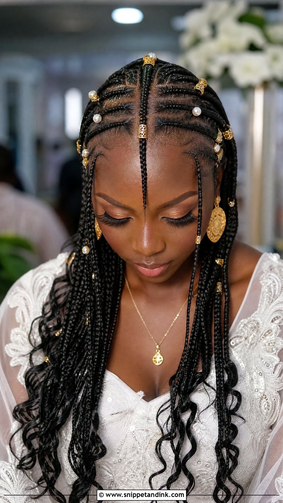 African Braids Bridal Fulani Braids - Snippet and Ink - 15 African Braids Bridal Hairstyles