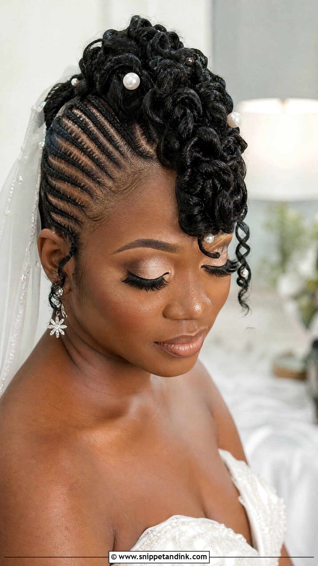 African Braids Bridal Mohawk - Snippet and Ink - 15 African Braids Bridal Hairstyles