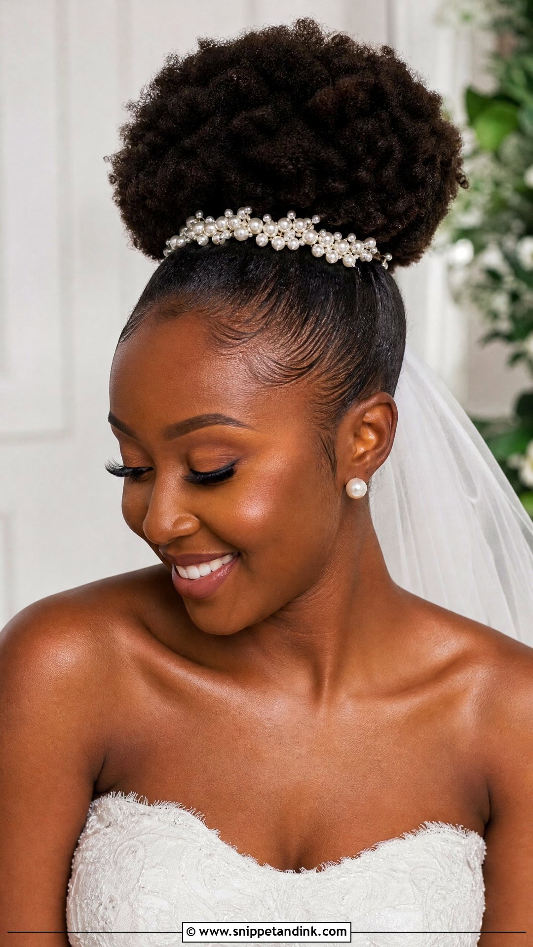 African Wedding Afro Puff - Snippet and Ink - 15 African Wedding Hairstyles