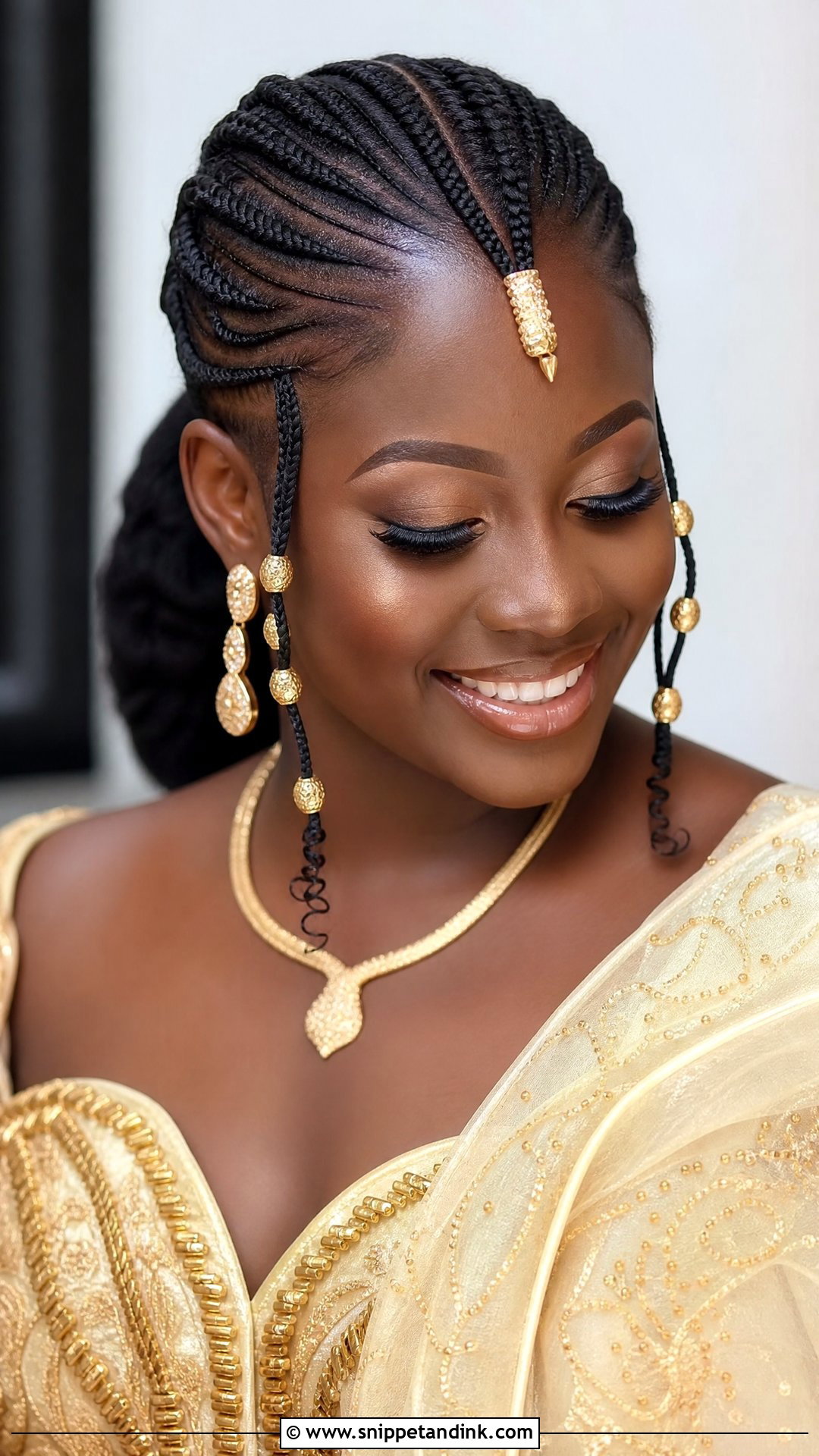 African Wedding Fulani Braids - Snippet and Ink - 15 African Wedding Hairstyles
