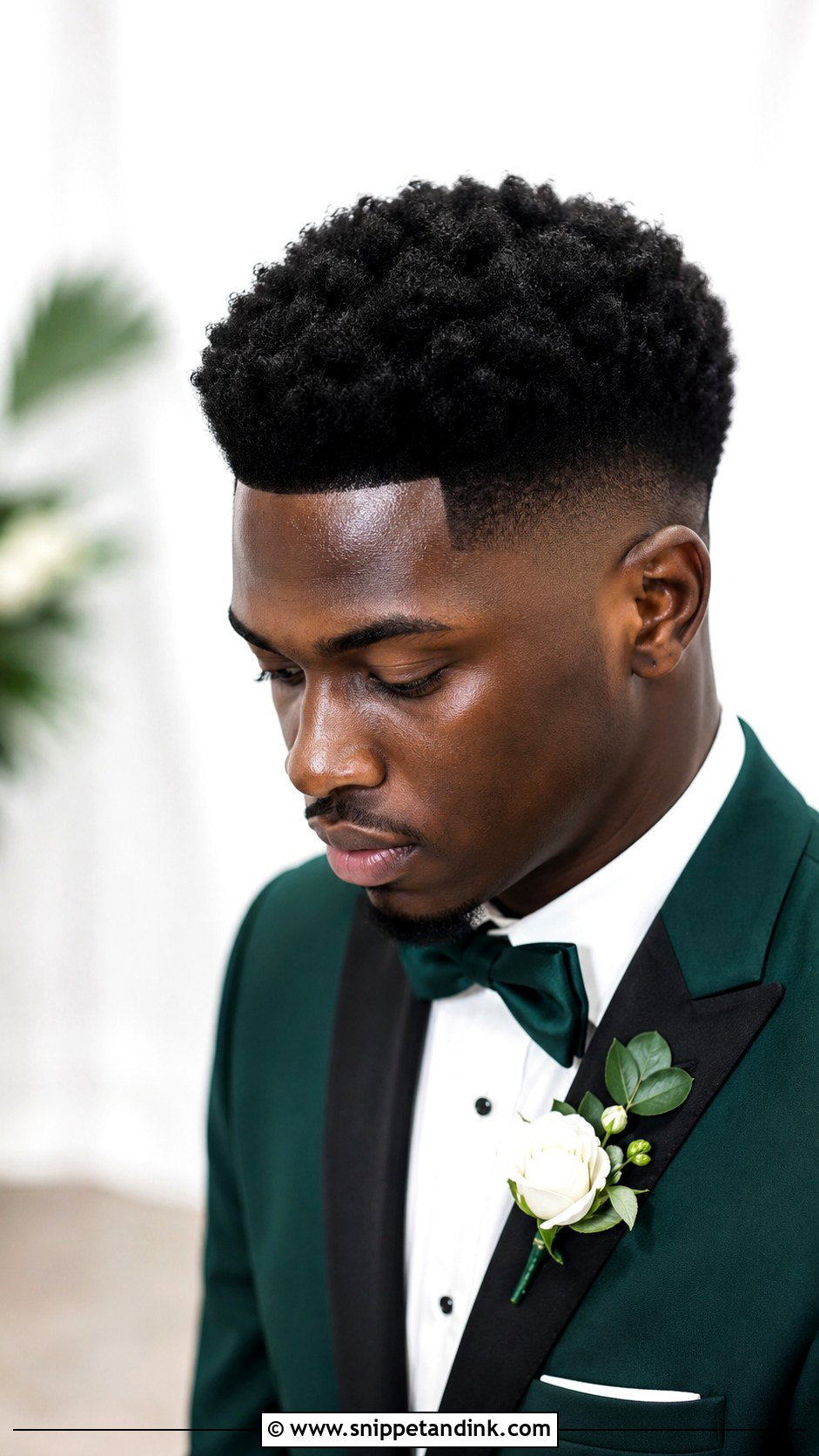 Afro Fade Wedding Hairstyle For Groom - Snippet and Ink - 15 Wedding Hairstyles for Groom