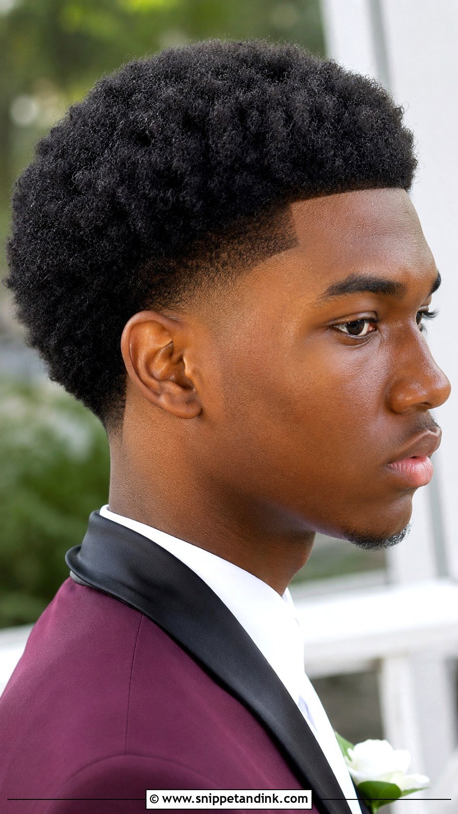 Afro Taper Fade For Prom - Snippet and Ink - 15 Male Prom Hairstyles