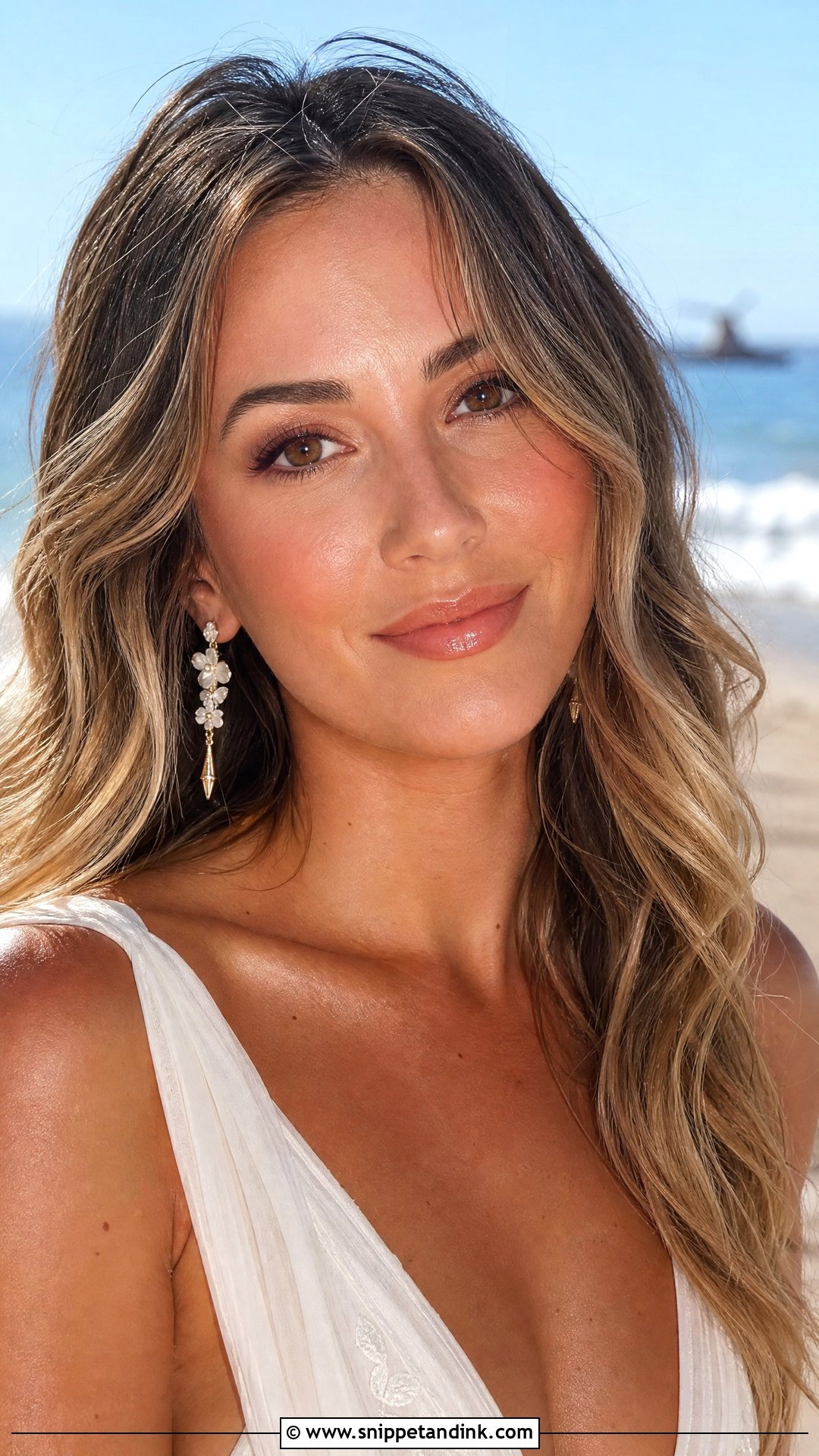 Airbrush Bridal Makeup For Beach Wedding - Snippet and Ink - 20 Airbrush Bridal Makeup Ideas