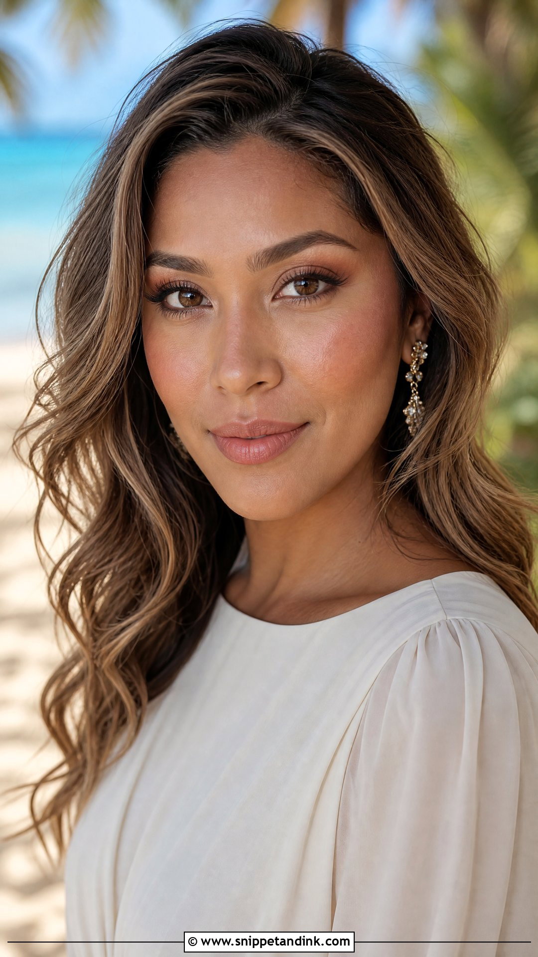Airbrush Bridal Makeup For Beach Wedding - Snippet and Ink - 20 Air Brush Makeup for Bridal Ideas