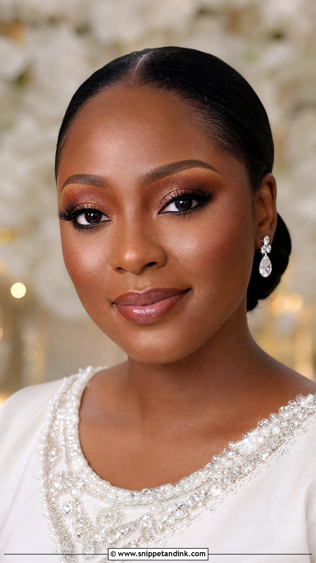 Airbrush Bridal Makeup For Dark Skin - Snippet and Ink - 20 Air Brush Makeup for Bridal Ideas