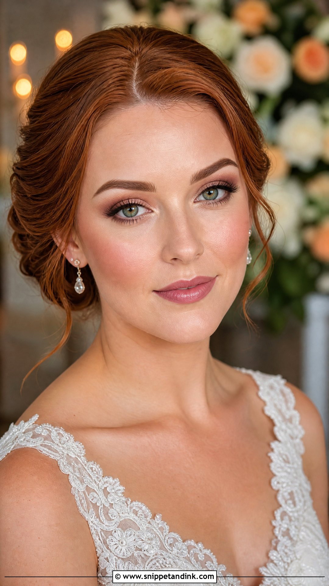 Airbrush Bridal Makeup For Green Eyes - Snippet and Ink - 20 Airbrush Bridal Makeup Ideas