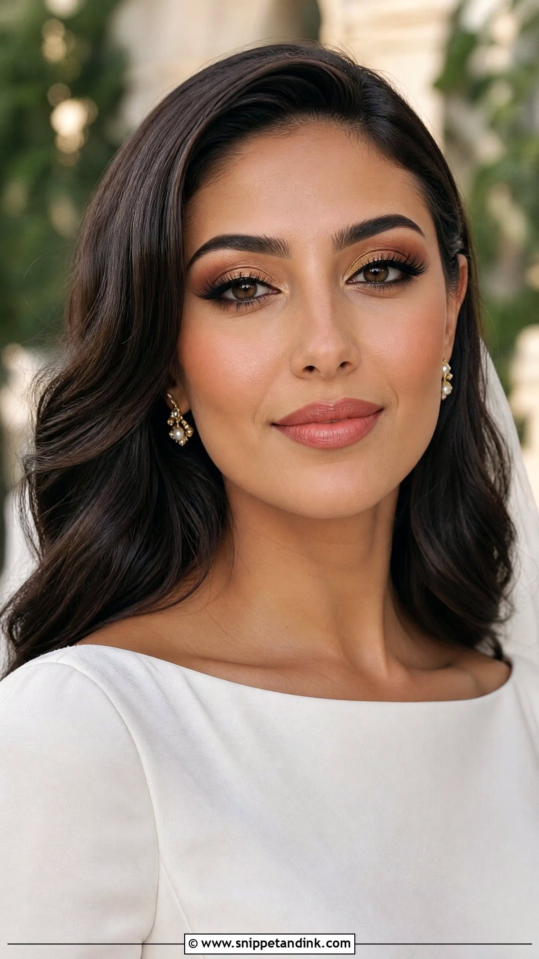 Airbrush Bridal Makeup For Olive Skin - Snippet and Ink - 20 Airbrush Bridal Makeup Ideas
