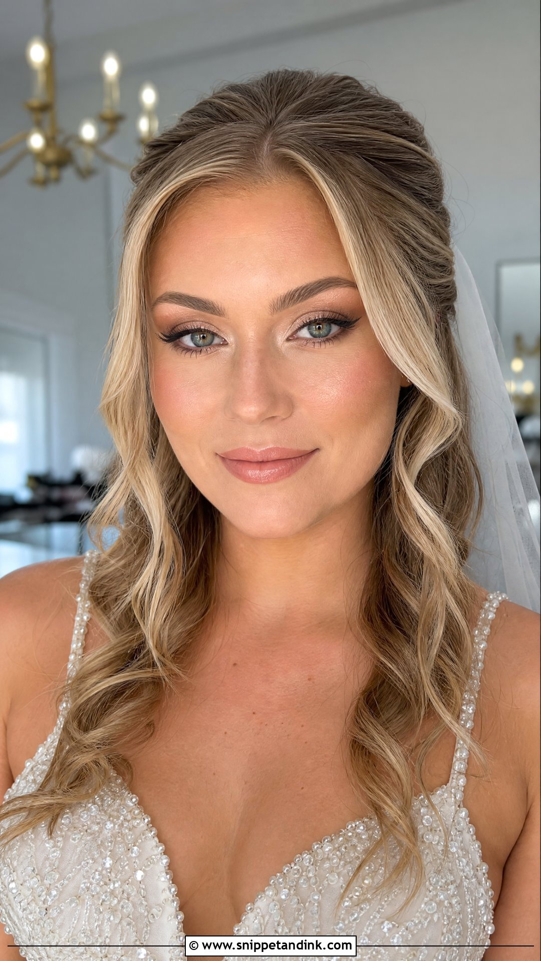 Airbrush Bridal Makeup For Round Face - Snippet and Ink - 20 Bridal Makeup for Round Face Ideas