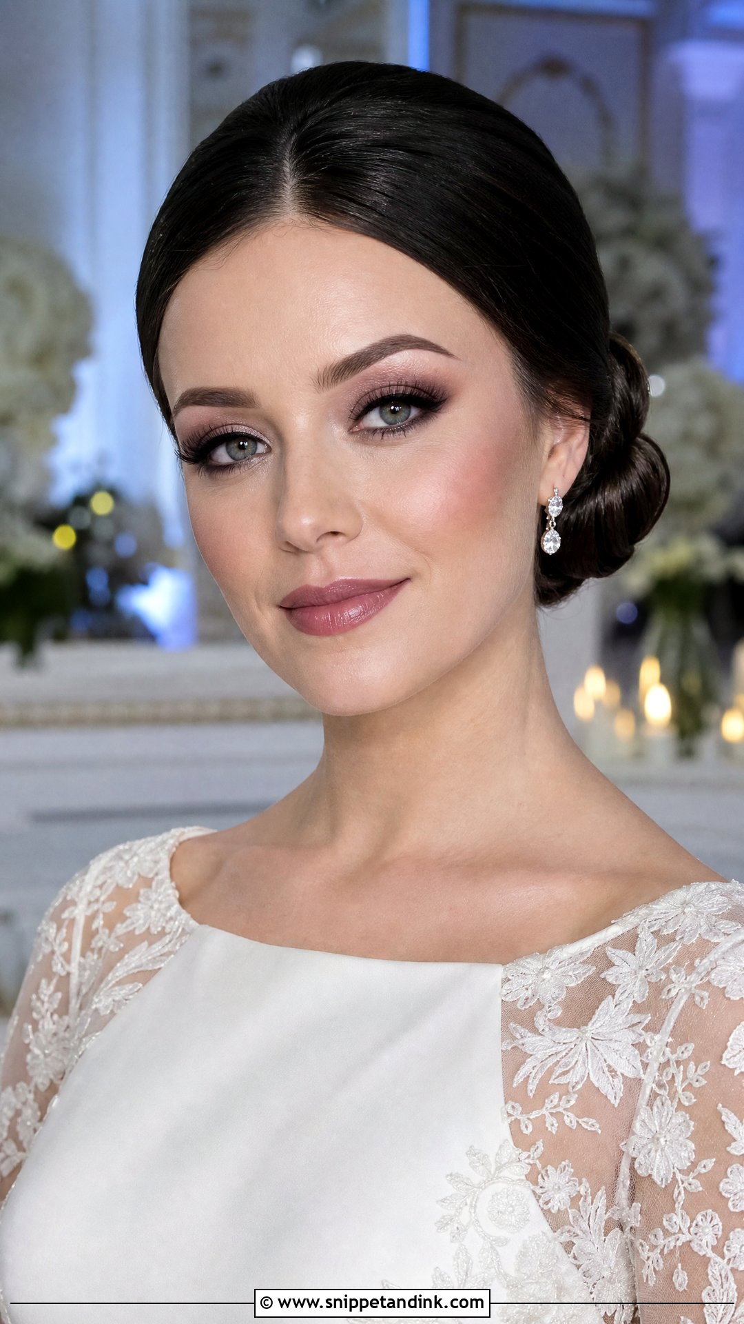 Airbrush Bridal Makeup For Winter Wedding - Snippet and Ink - 20 Airbrush Bridal Makeup Ideas