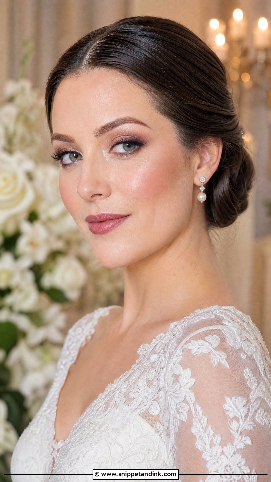 Airbrush Bridal Makeup For Winter Wedding - Snippet and Ink - 20 Air Brush Makeup for Bridal Ideas