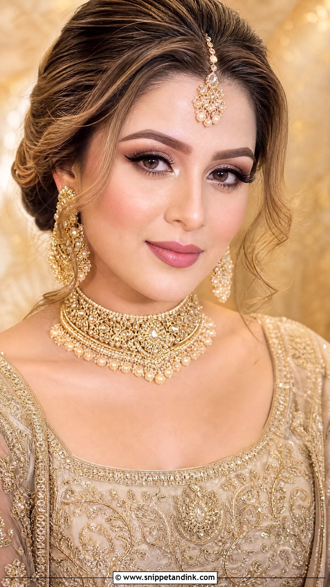 Airbrush Indian Bridal HD Makeup - Snippet and Ink - 25 Indian Bridal HD Makeup Looks