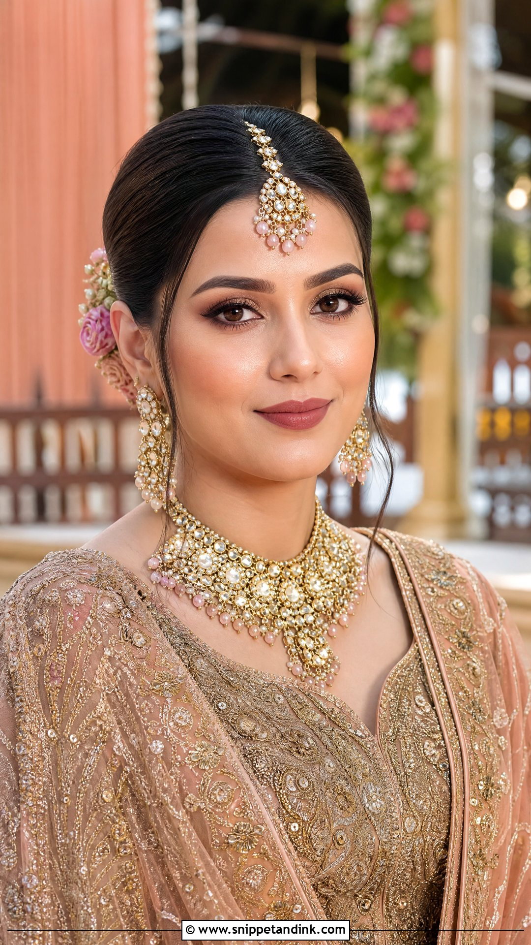 Airbrush Indian Bridal Makeup - Snippet and Ink - 30 Indian Bridal Makeup Ideas