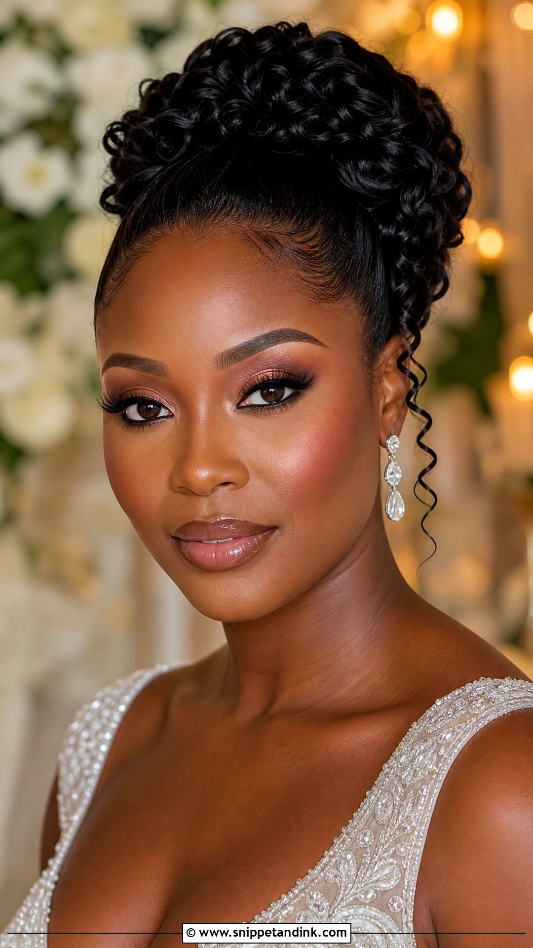 Airbrush Wedding Makeup For Black Bride - Snippet and Ink - 20 Airbrush Wedding Makeup Ideas