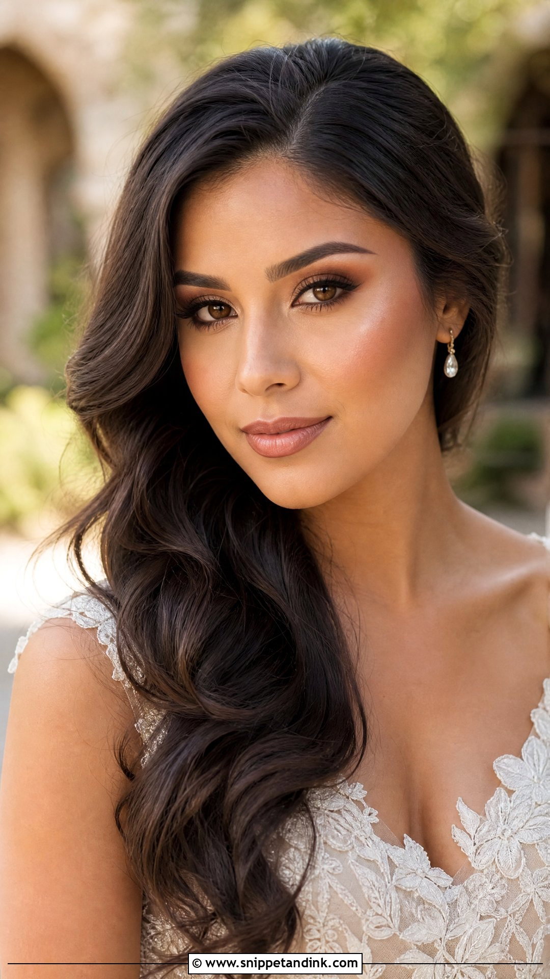 Airbrush Wedding Makeup For Brown Eyes - Snippet and Ink - 20 Airbrush Wedding Makeup Ideas