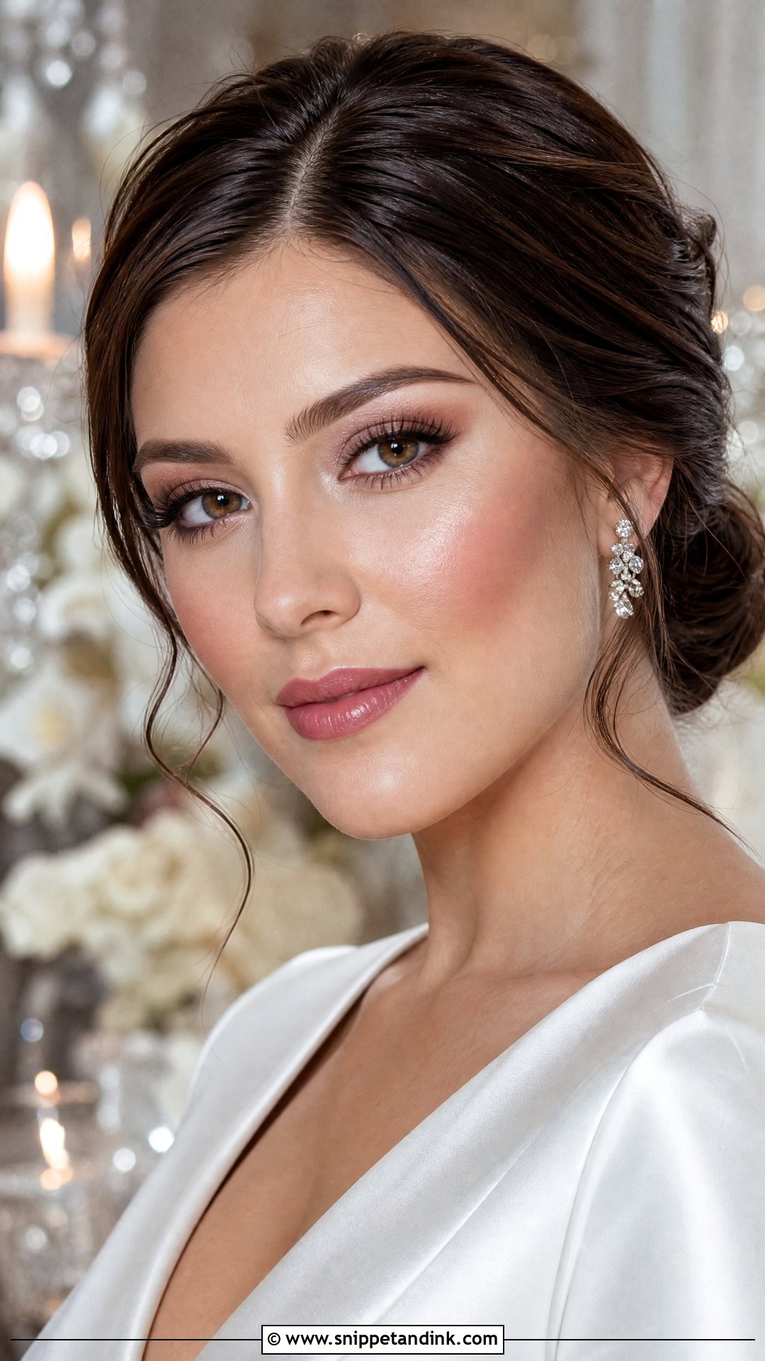 Airbrush Wedding Makeup For Winter Wedding - Snippet and Ink - 20 Airbrush Wedding Makeup Ideas