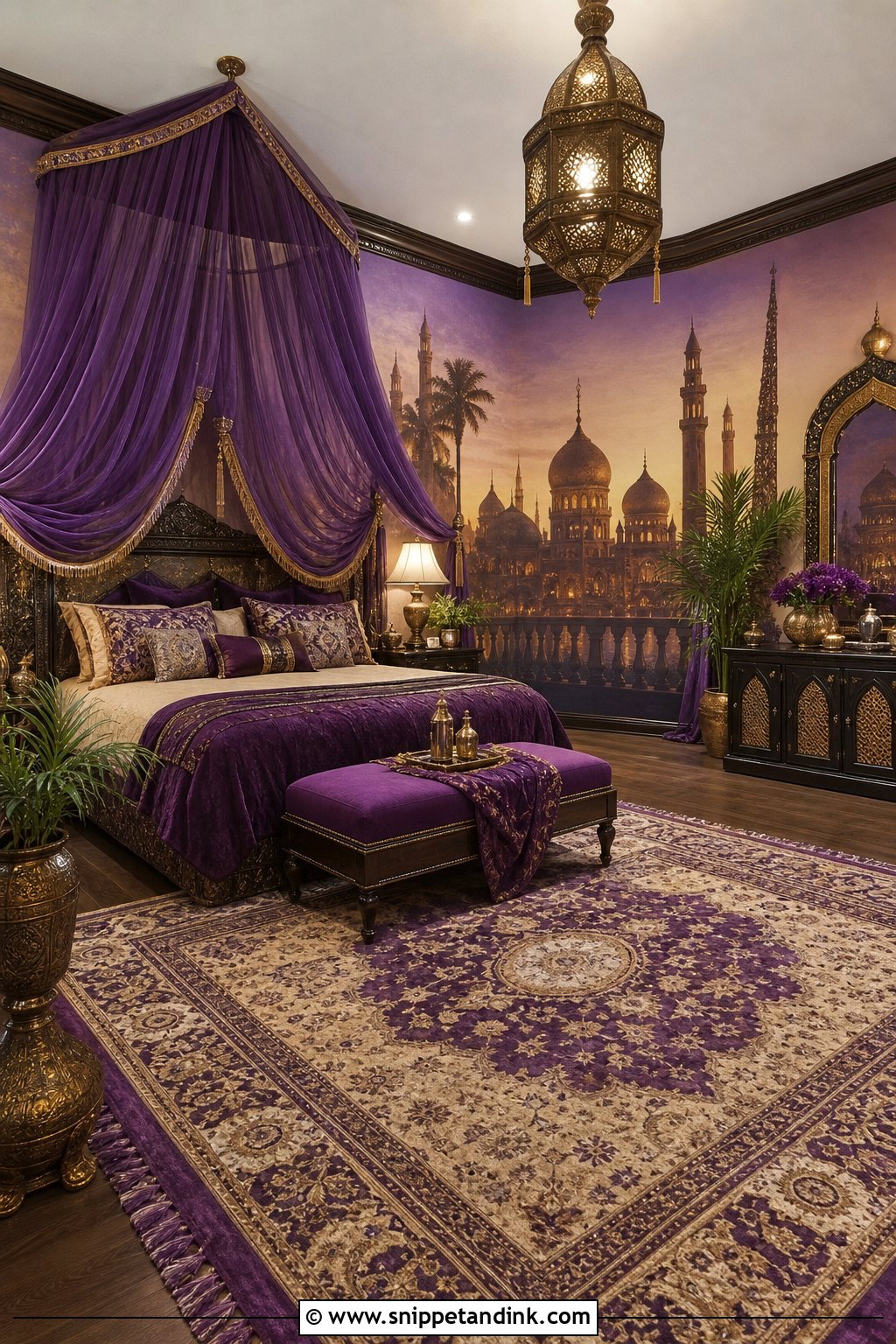 Aladdins Arabian Nights - Snippet and Ink - 25 Disney Bedroom Ideas for Magical Spaces