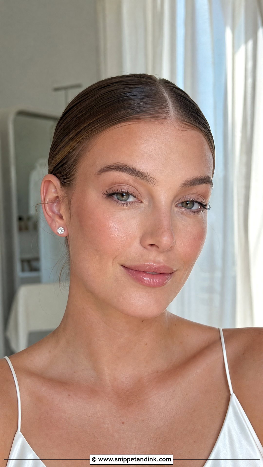 Alex Cooper Clean Girl Bridal Makeup - Snippet and Ink - 20 Alex Cooper Wedding Makeup Ideas